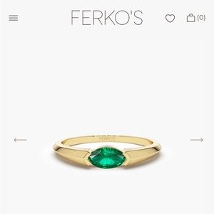 Ferkos Fine Jewelry Emerald Ring